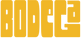 Yellow 'BODEGA' text on a transparent background